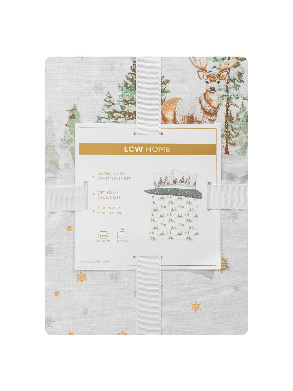 New Year Themed Double-Sided Duvet Cover Set-6