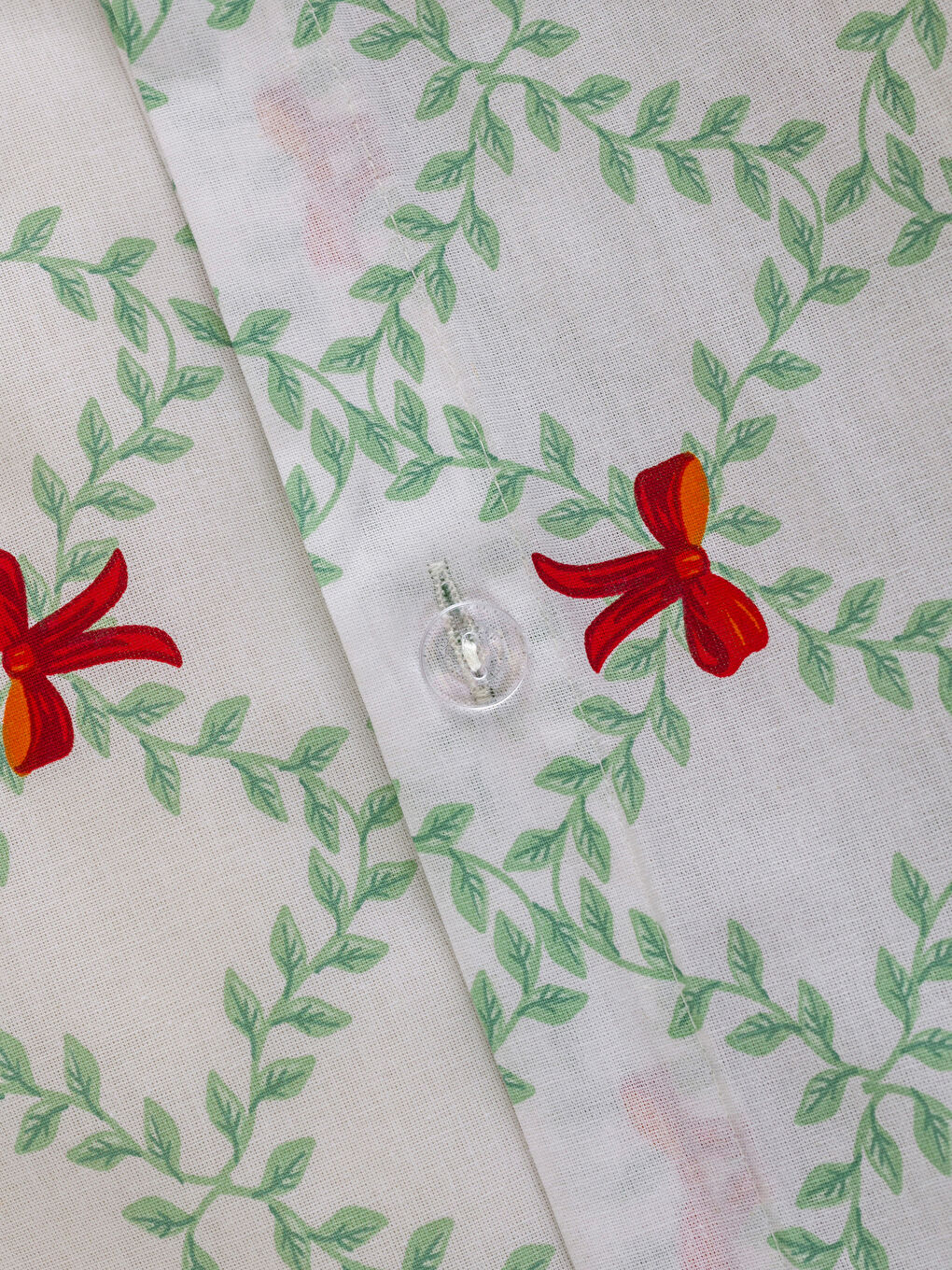 Bow Printed Double Duvet Cover Set-5