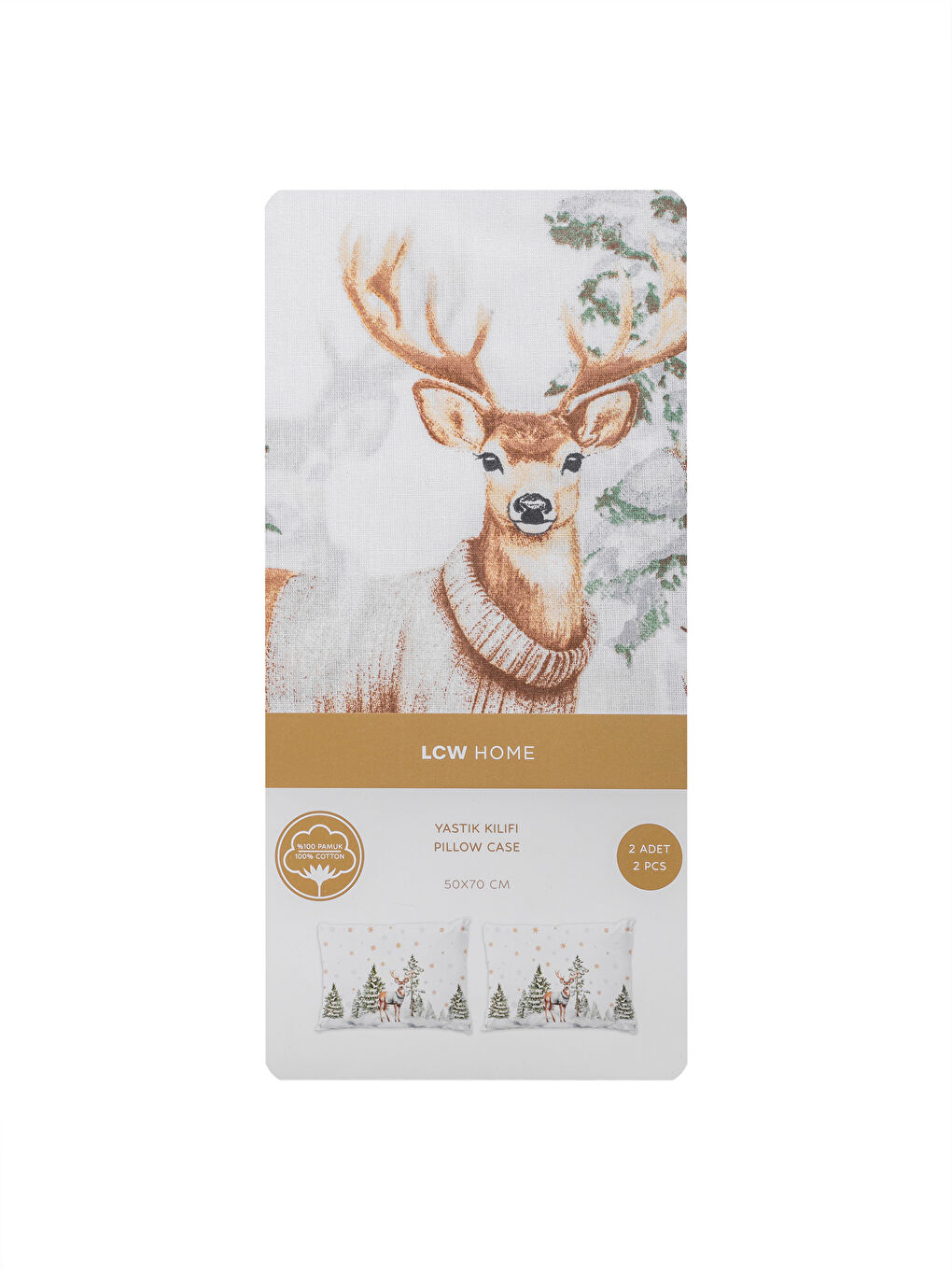 Christmas Themed Pillowcase 2 Pack 50x70 cm-3