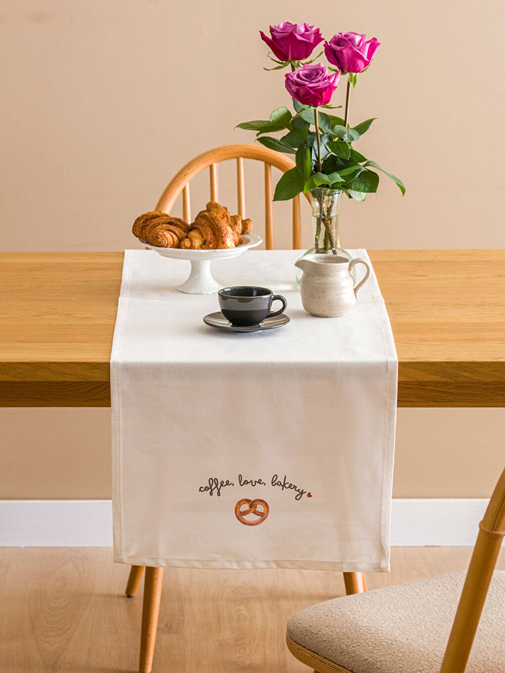 LCW HOME ECRU Table Runner -W5GQ51Z8-R9J