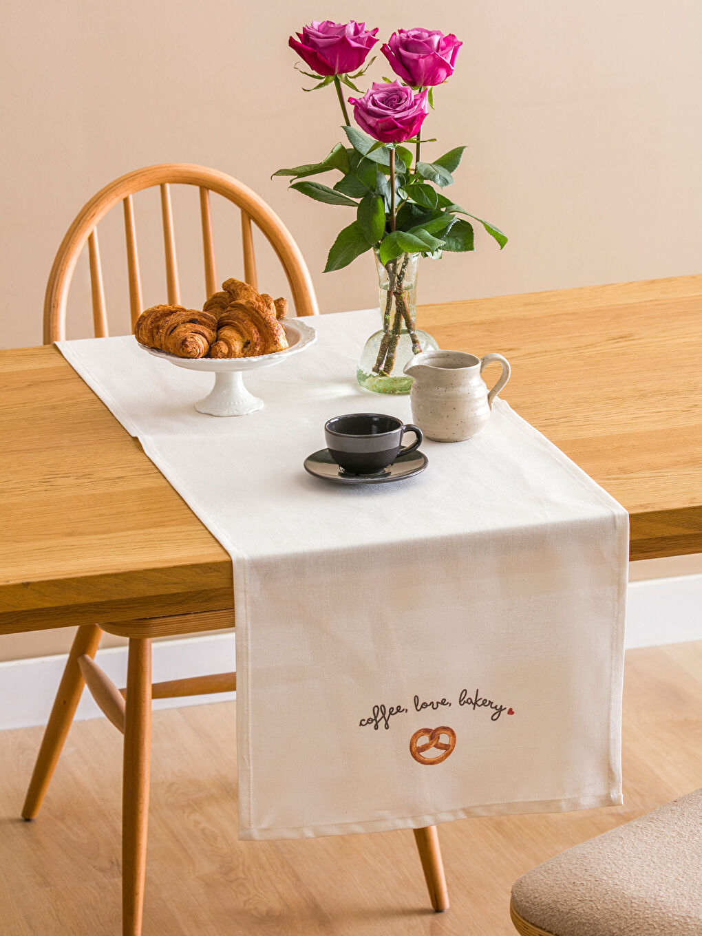 LCW HOME ECRU Table Runner -W5GQ51Z8-R9J