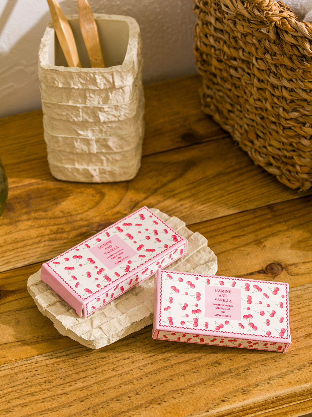 LCW HOME Jasmine and Vanilla Scented Bar Soap 2 Pack 50 g -W5GR87Z8-M0T