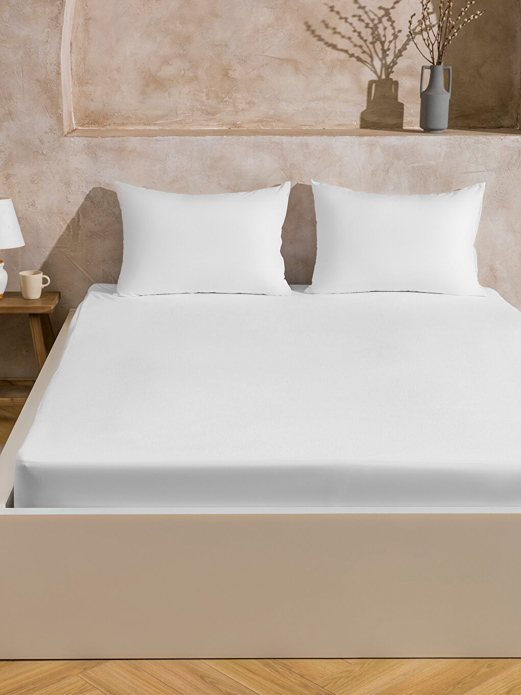 LCW HOME Double Fitted Mattress Protector 160x200 cm -W5GY15Z8-J5E