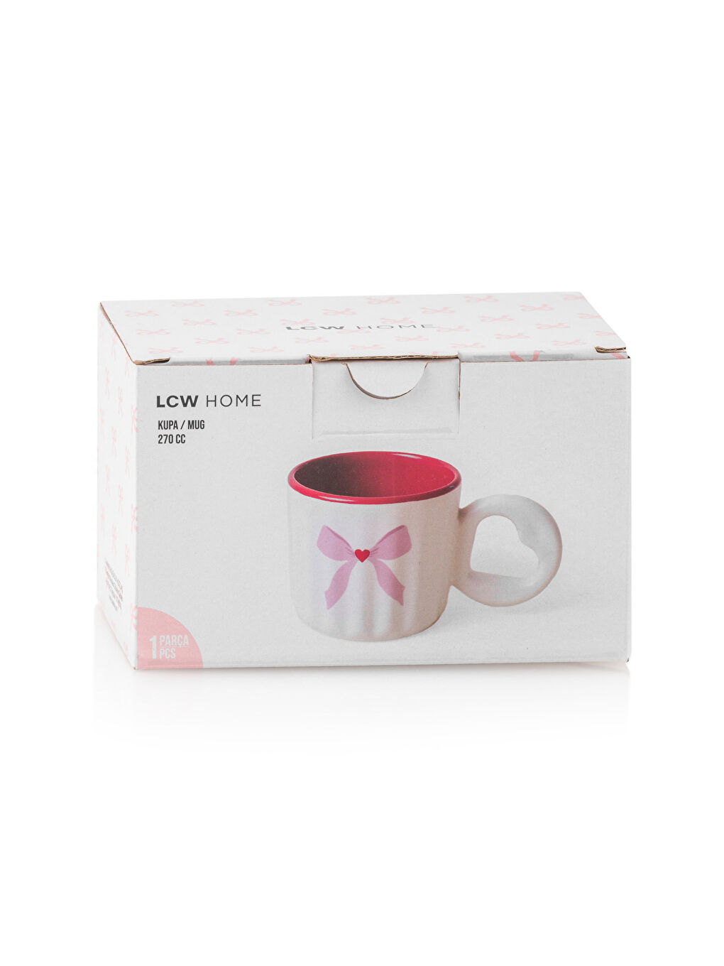 LCW HOME Bow Printed Ceramic Mug 270 ml -W5H155Z8-LTQ