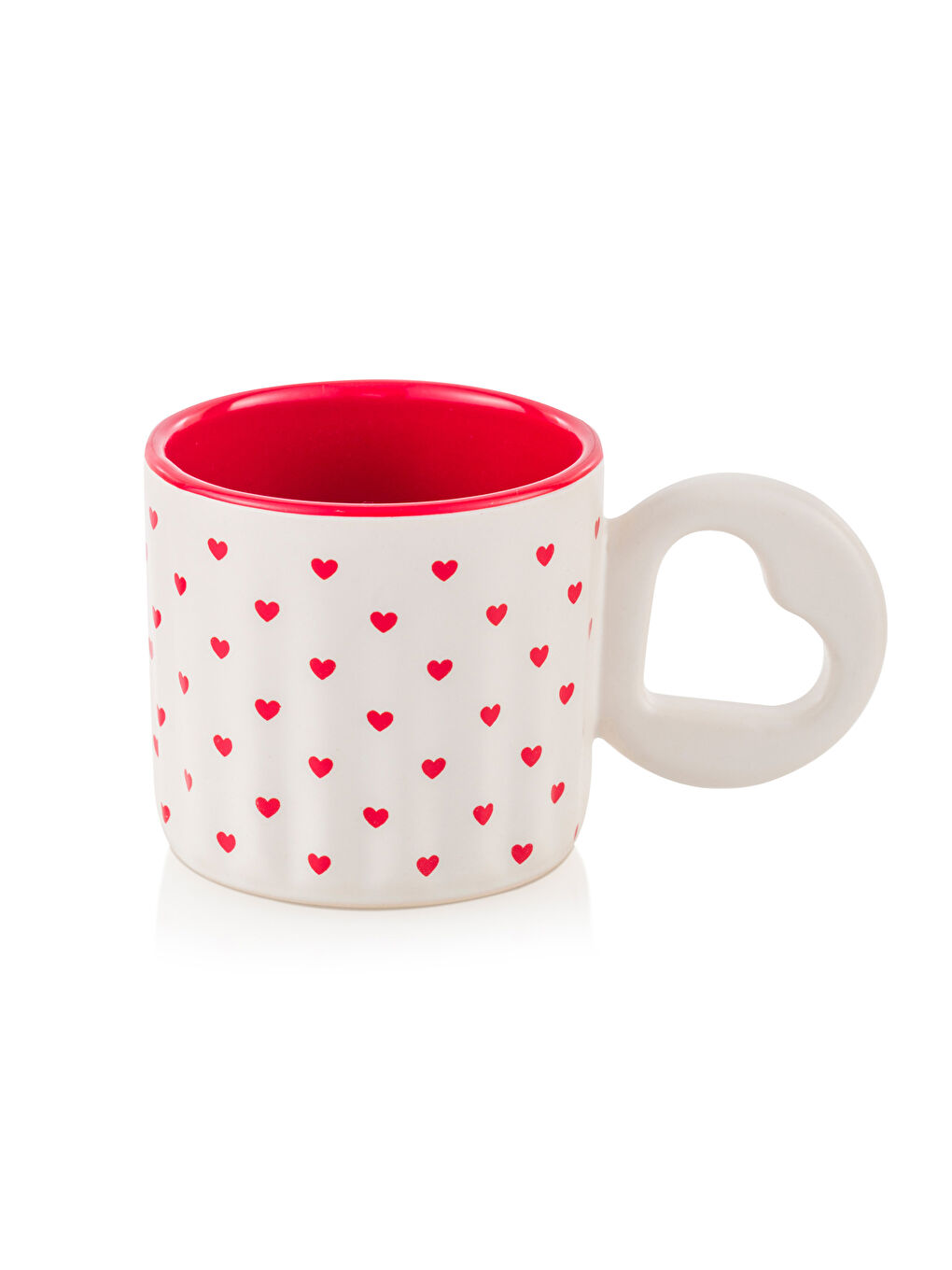 LCW HOME Heart Printed Ceramic Mug 270 ml -W5H156Z8-LTQ