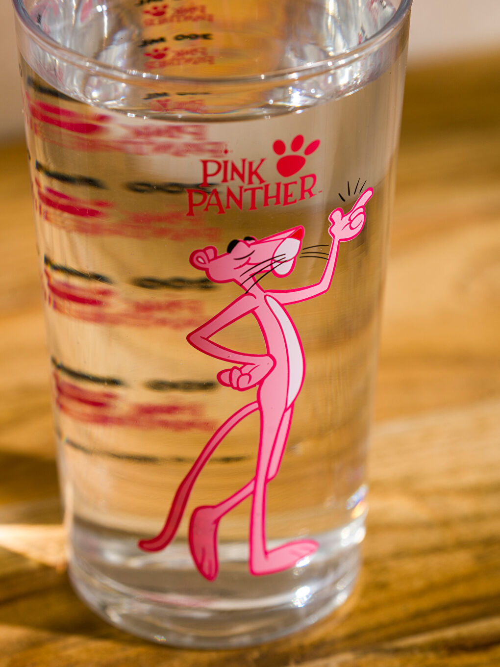 Pink Panther Printed Glass Water Glass 570 ml-3