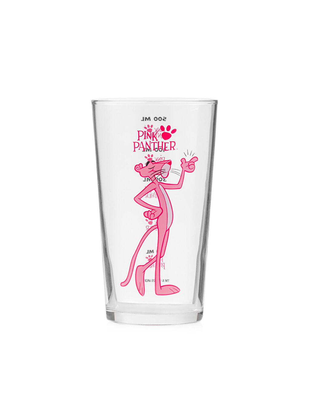 Pink Panther Printed Glass Water Glass 570 ml-5