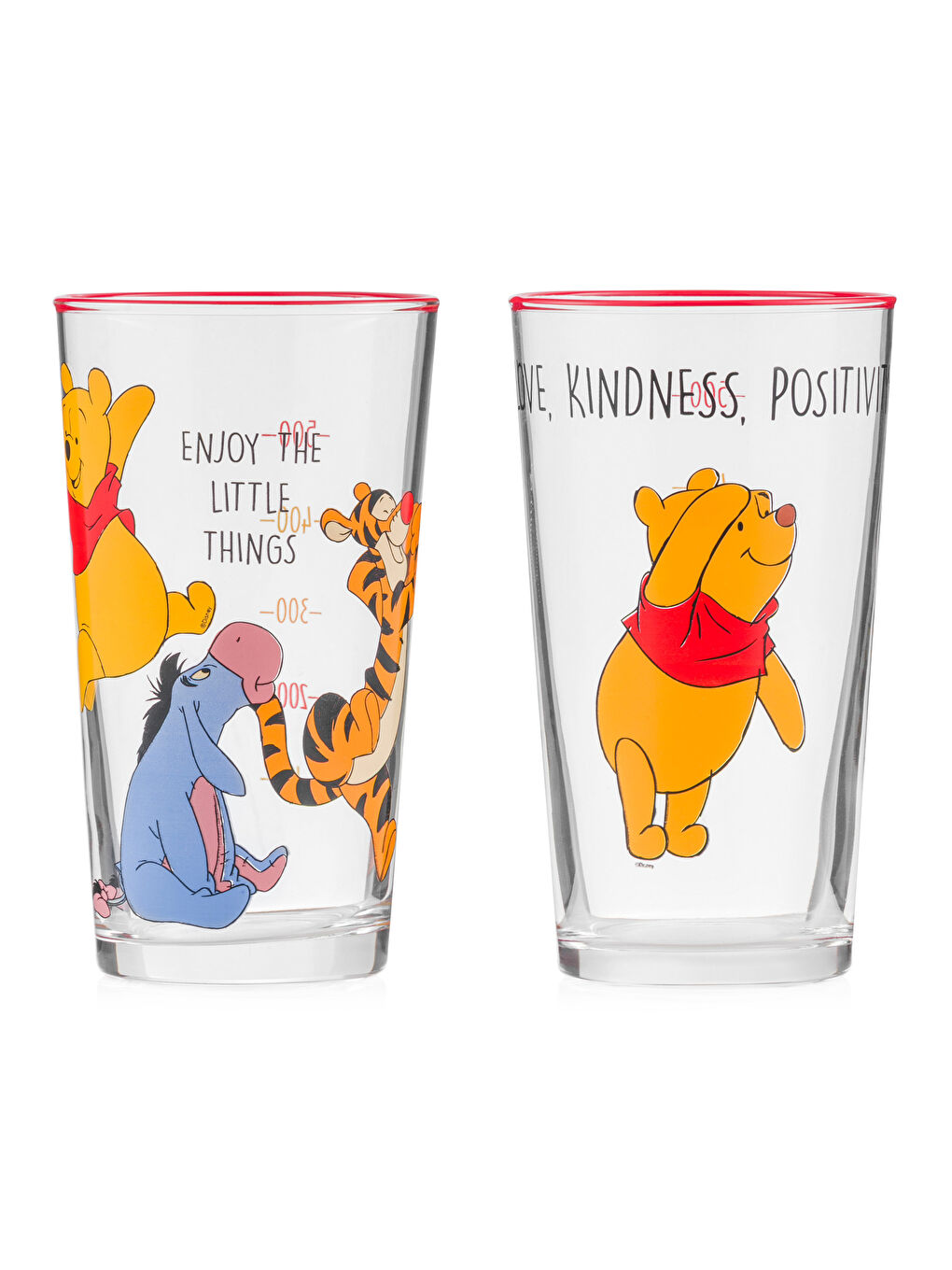 Winnie The Pooh Printed Glass 2 Pack 570 ml-6