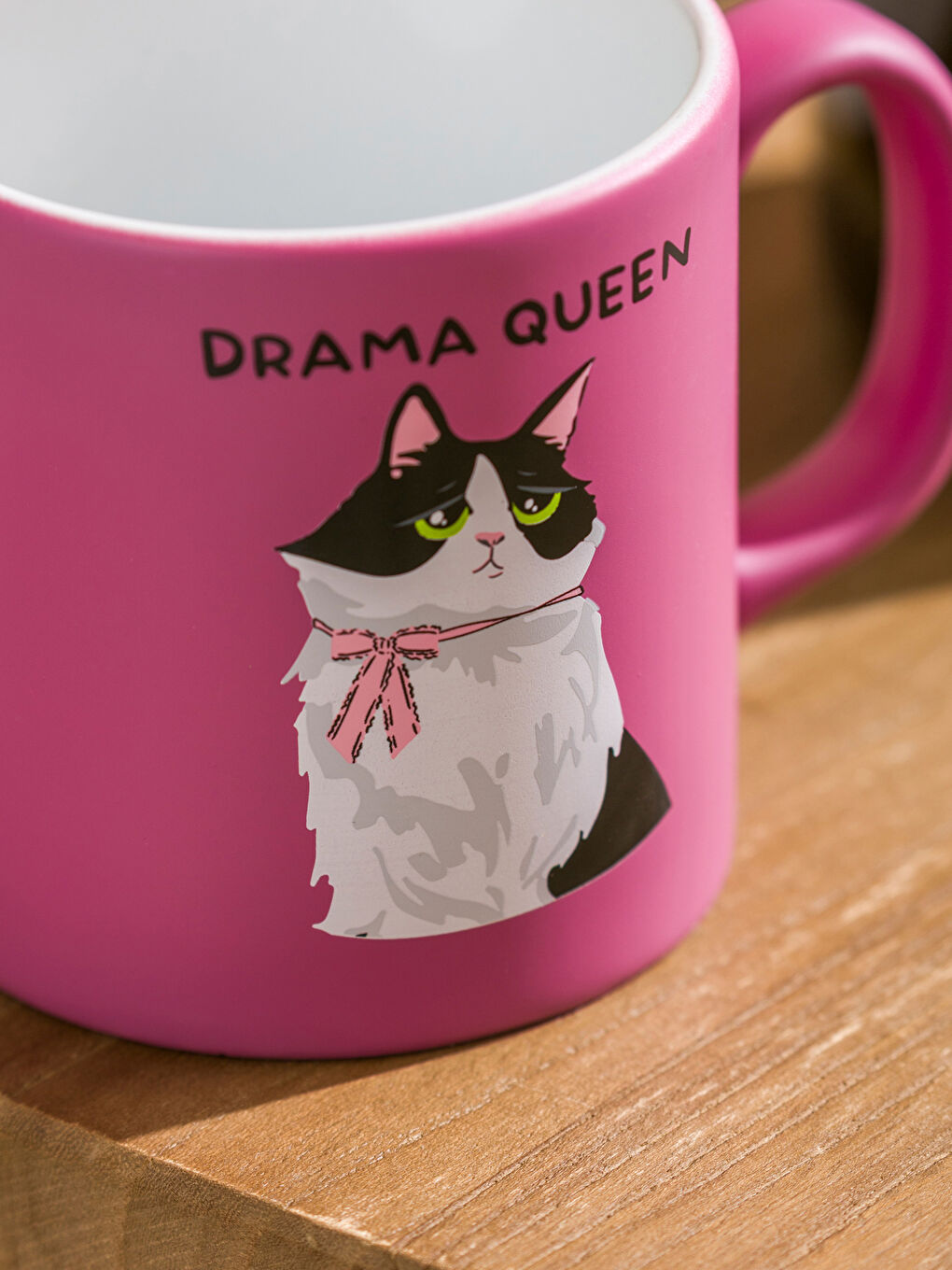 LCW HOME Cat Printed Ceramic Mug 320 ml -W5H296Z8-CS3