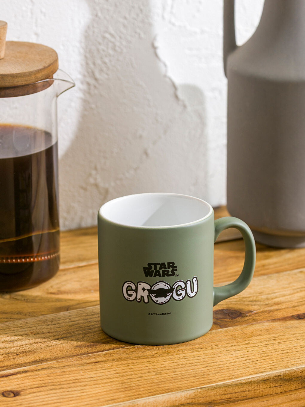 LCW HOME Baby Yoda Printed Ceramic Mug 320 ml -W5H297Z8-F9C