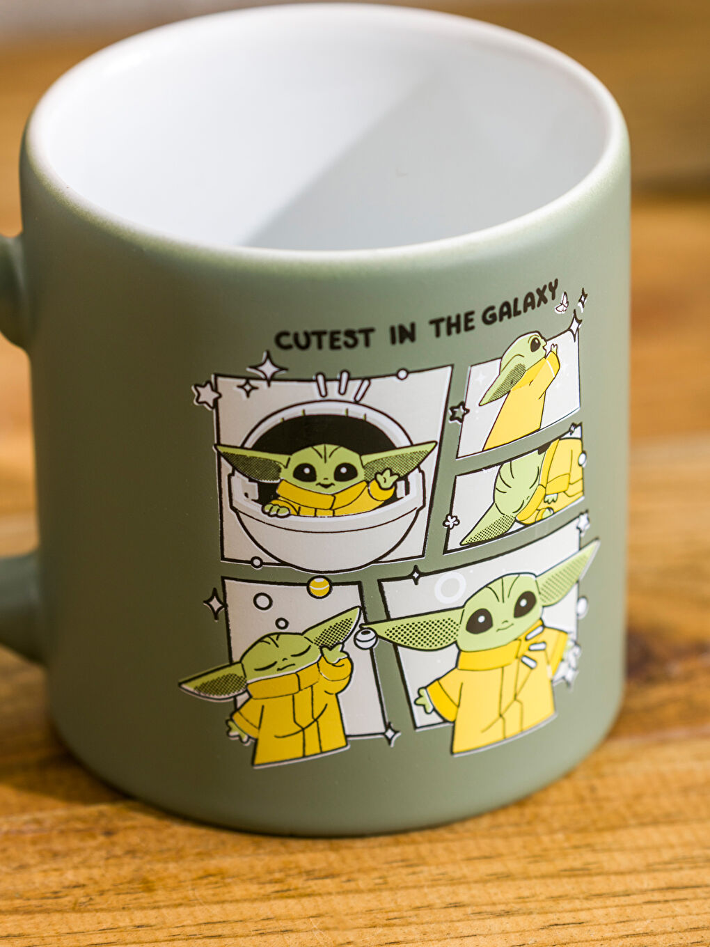 LCW HOME Baby Yoda Printed Ceramic Mug 320 ml -W5H297Z8-F9C