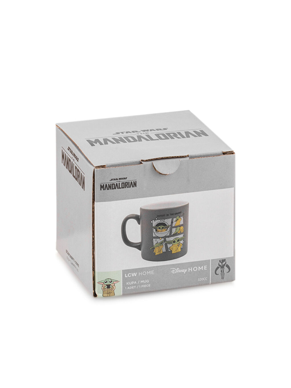 LCW HOME Baby Yoda Printed Ceramic Mug 320 ml -W5H297Z8-F9C