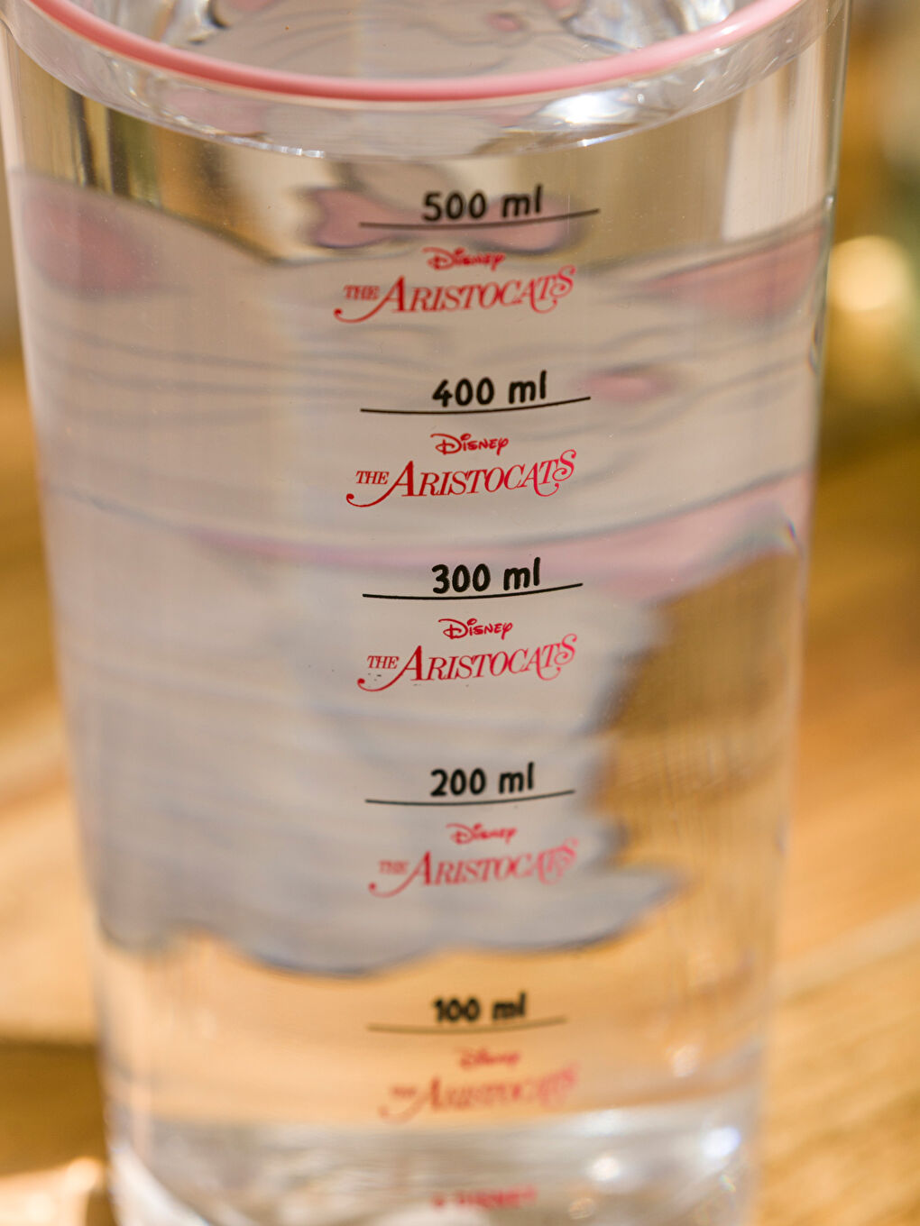 Cat Printed Glass Water Glass 570 ml-4