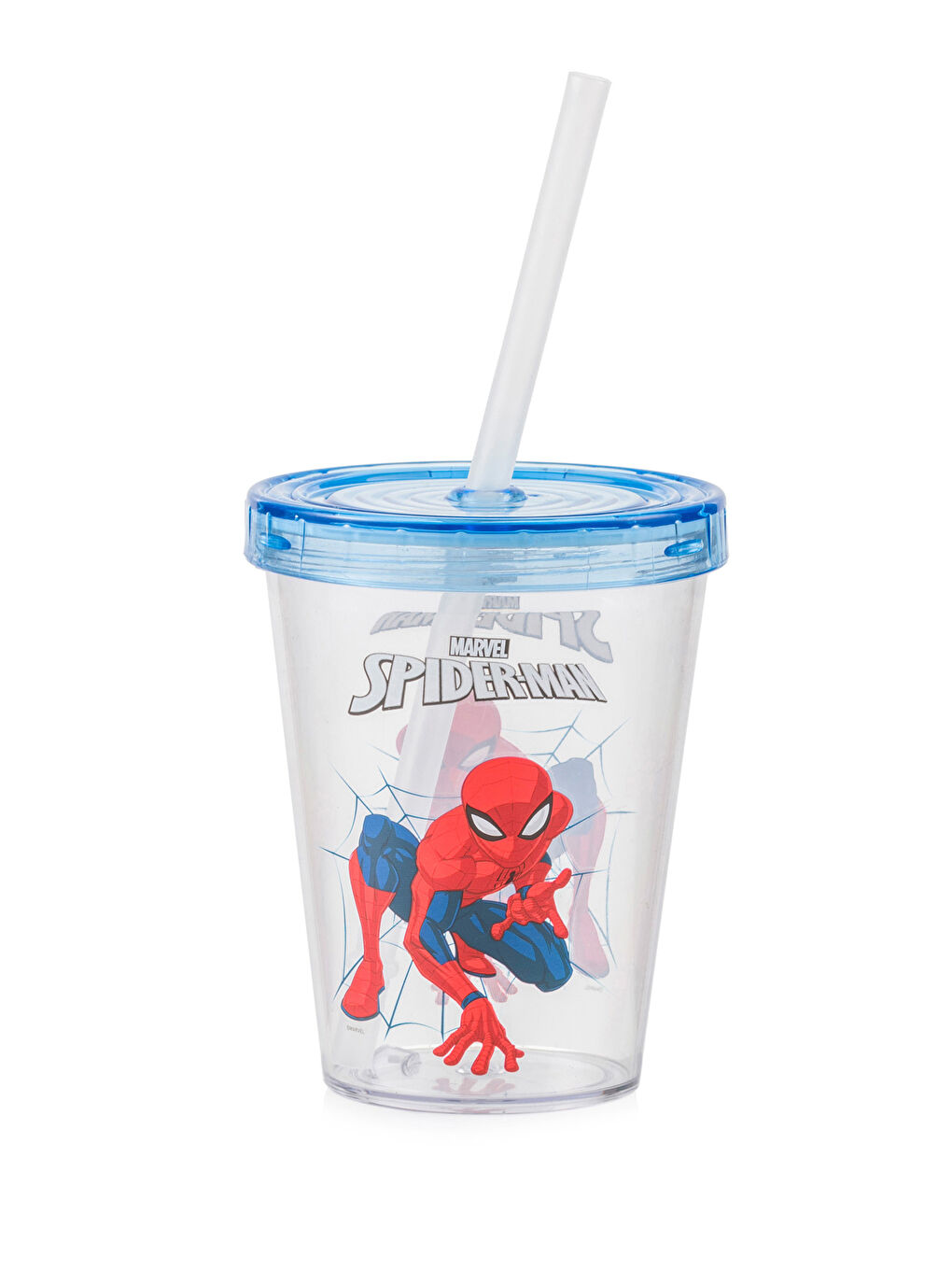 Karışık Spider-Man Baskılı Pipetli Bardak-3