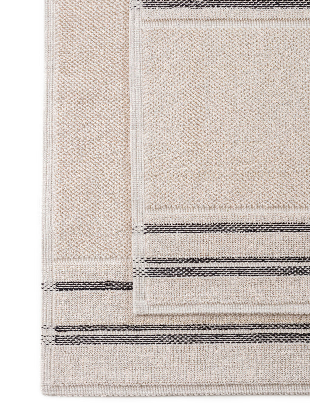 Line Patterned Bath Mat 2 Pack-2