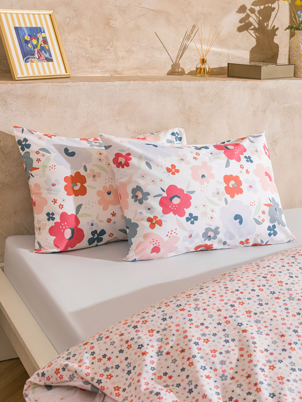 LCW HOME Floral Printed Double Duvet Cover Set -W5H682Z8-F9C