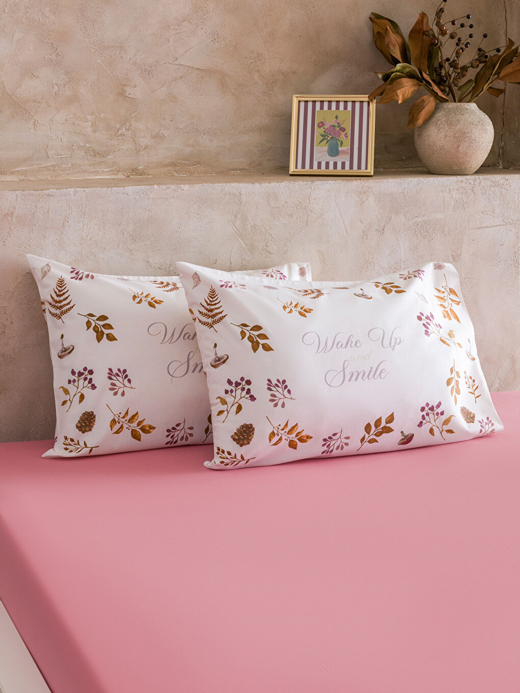 LCW HOME Floral Printed Double Duvet Cover Set -W5H689Z8-F9C