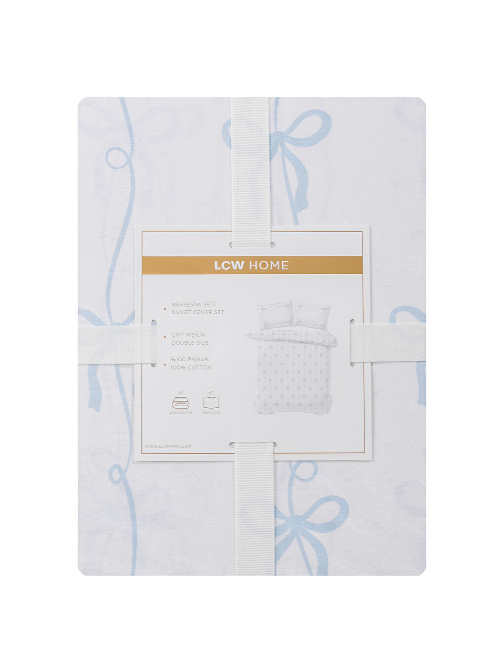 LCW HOME Cotton Double Duvet Cover Set -W5H703Z8-LQK
