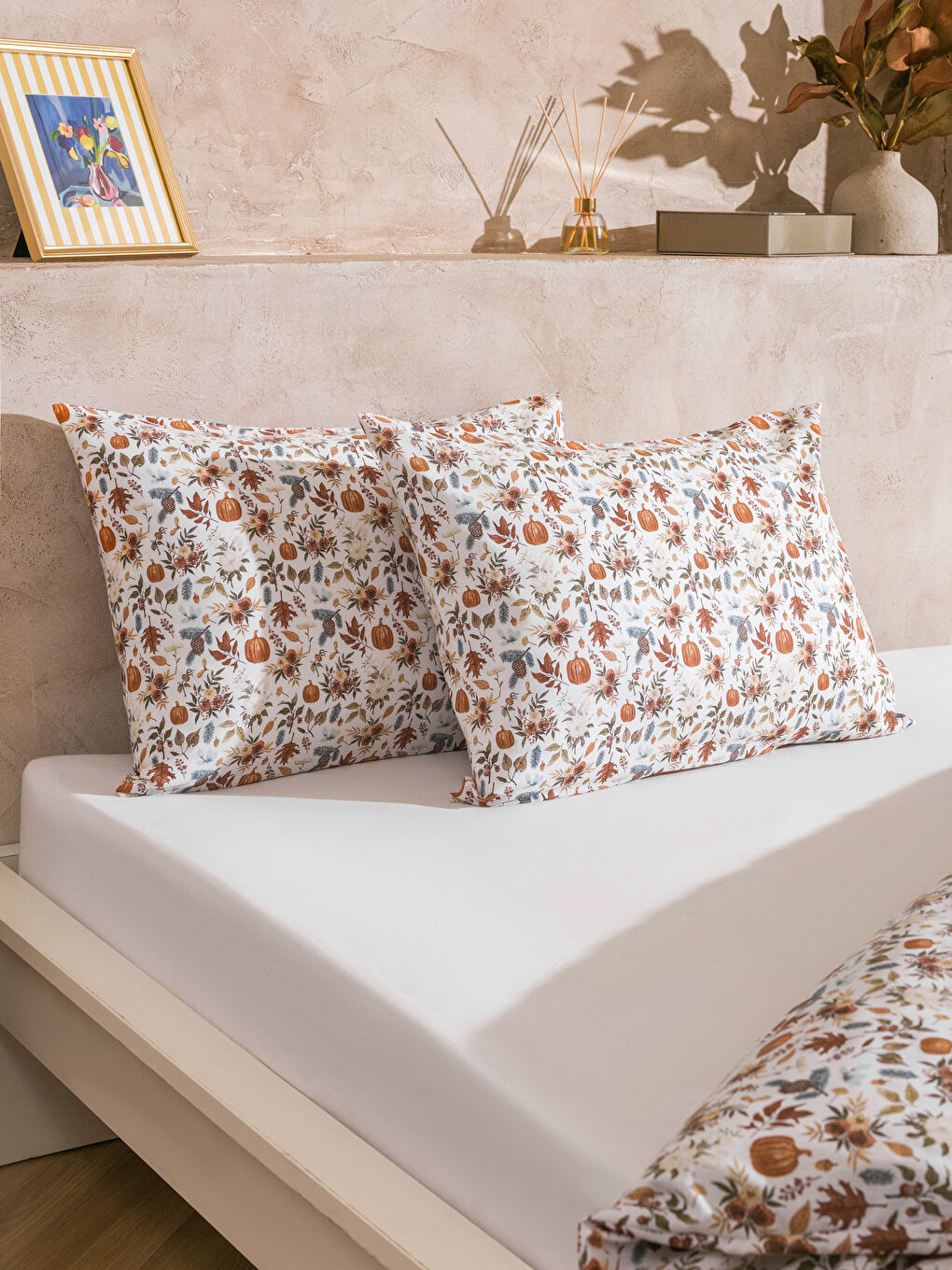 LCW HOME Floral Printed Double Duvet Cover Set -W5H706Z8-F9C