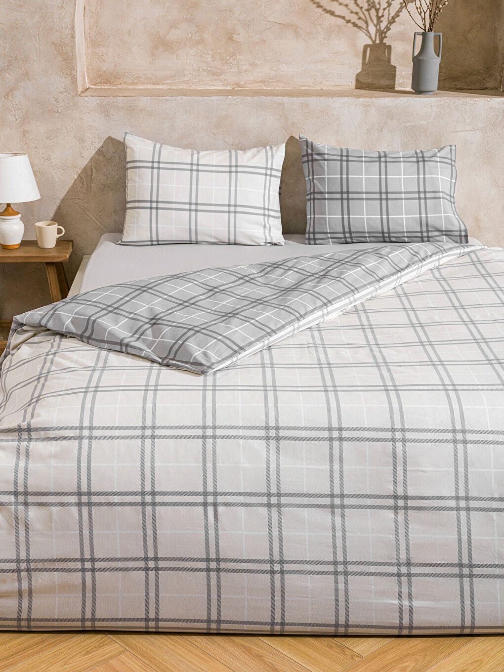 LCW HOME Striped Double Duvet Cover Set -W5H715Z8-F9C