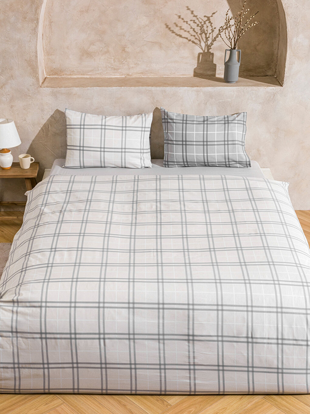 LCW HOME Striped Double Duvet Cover Set -W5H715Z8-F9C