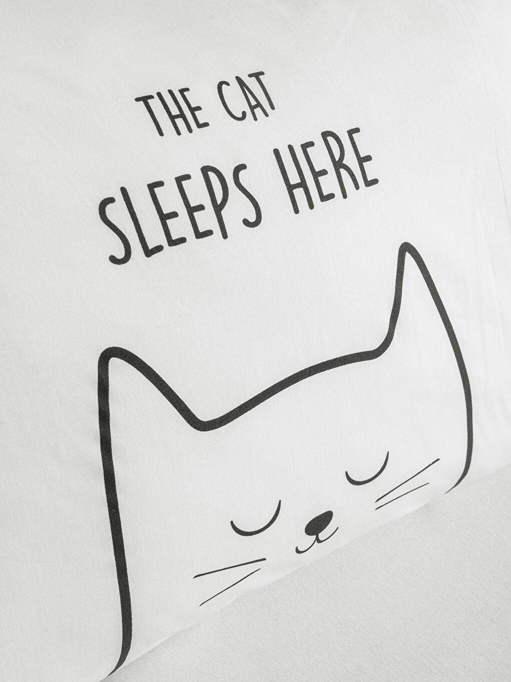 LCW HOME Cat Printed Pillowcase 2 Pack 50x70 cm -W5H788Z8-LQJ
