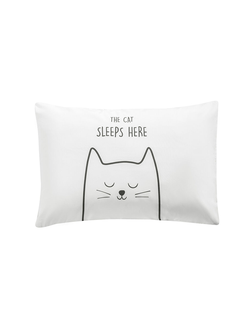 LCW HOME Cat Printed Pillowcase 2 Pack 50x70 cm -W5H788Z8-LQJ