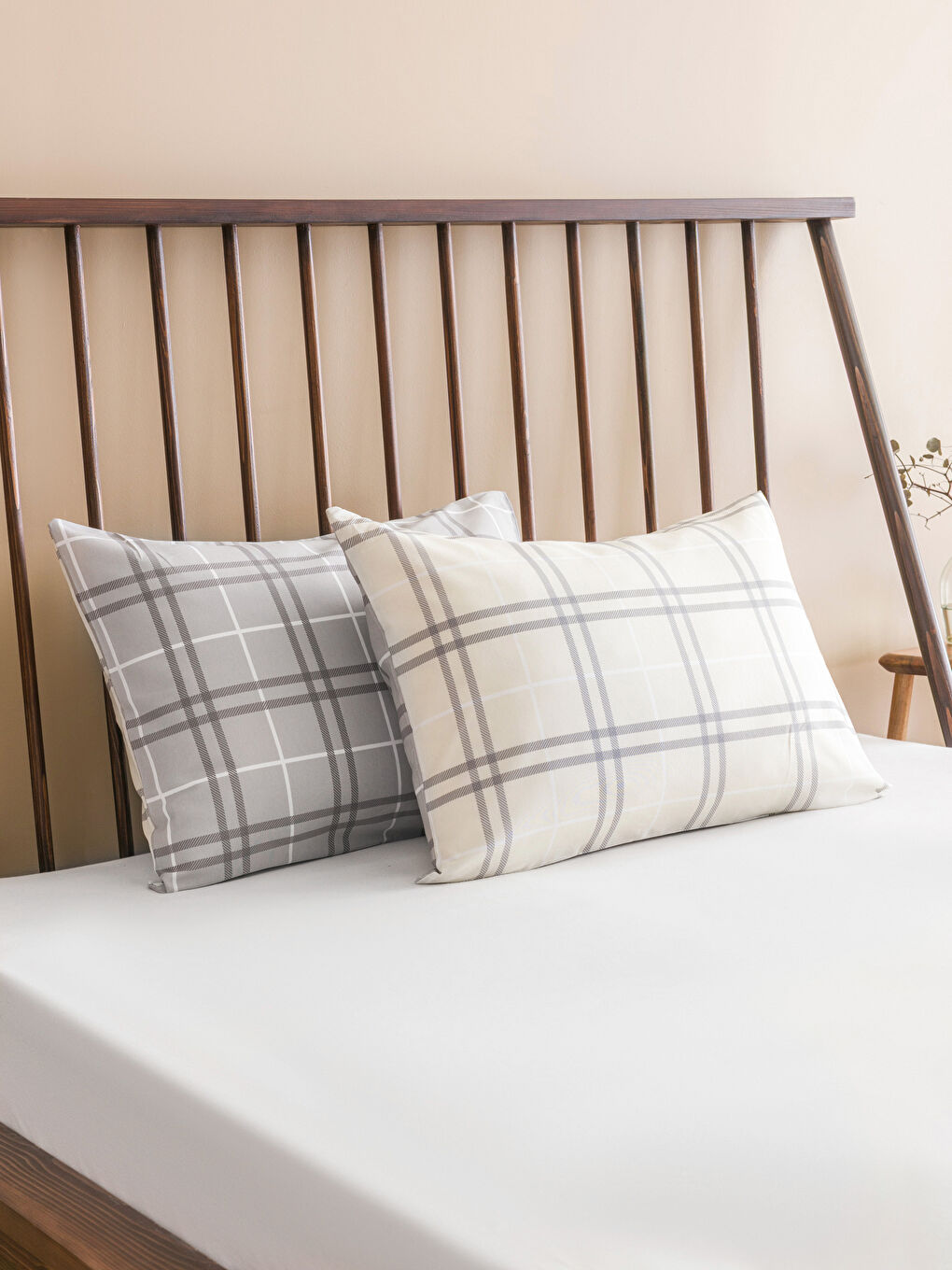 LCW HOME Striped Pillow Case 2 Pack 50x70 cm -W5H801Z8-F9C