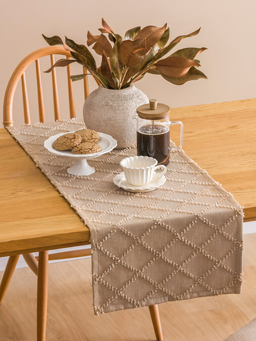 LCW HOME BEIGE Table Runner -W5H811Z8-FA2