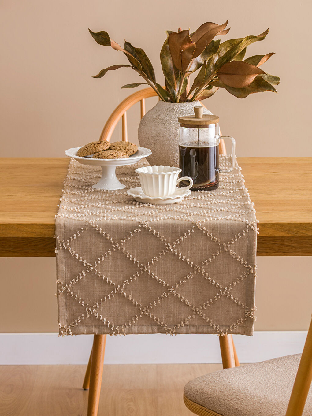 LCW HOME BEIGE Table Runner -W5H811Z8-FA2