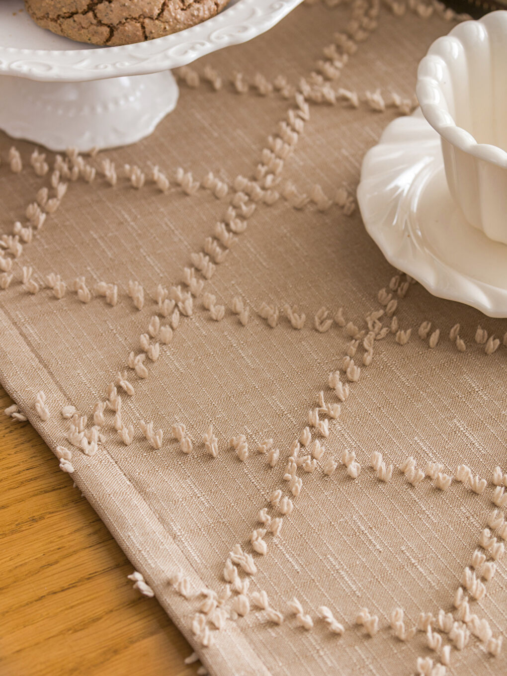 LCW HOME BEIGE Table Runner -W5H811Z8-FA2