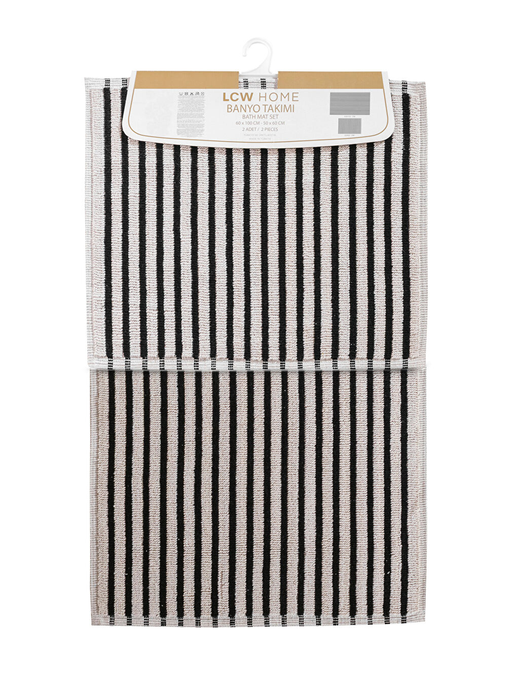 LCW HOME BLACK Bath Mat -W5H941Z8-LEG