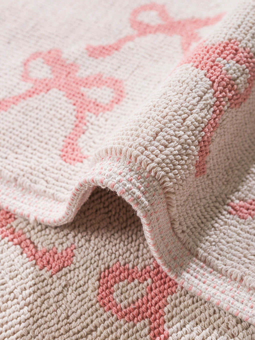 Bow Printed Bath Mat 2 Pack-3