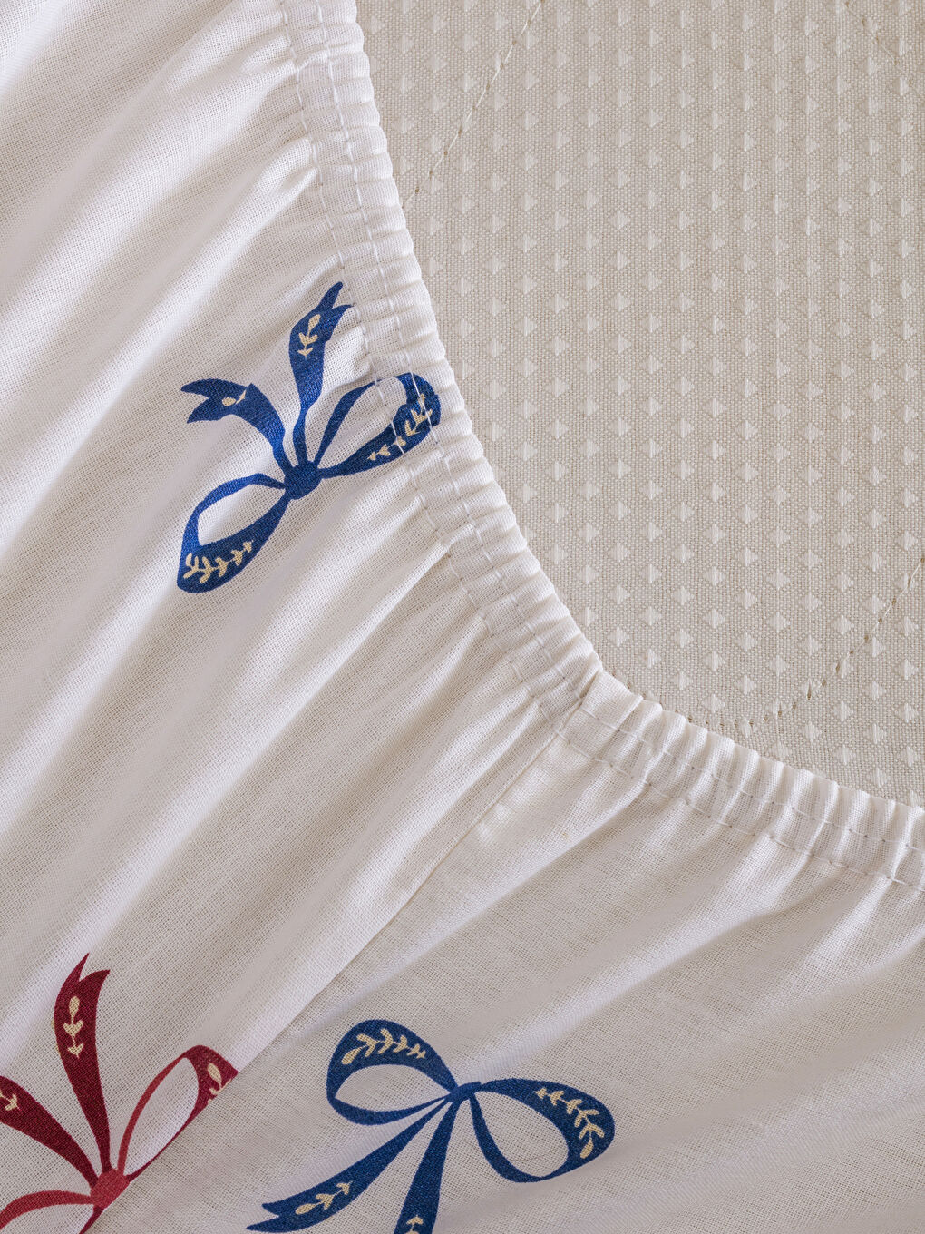 Bow Printed Single Fitted Sheet-3
