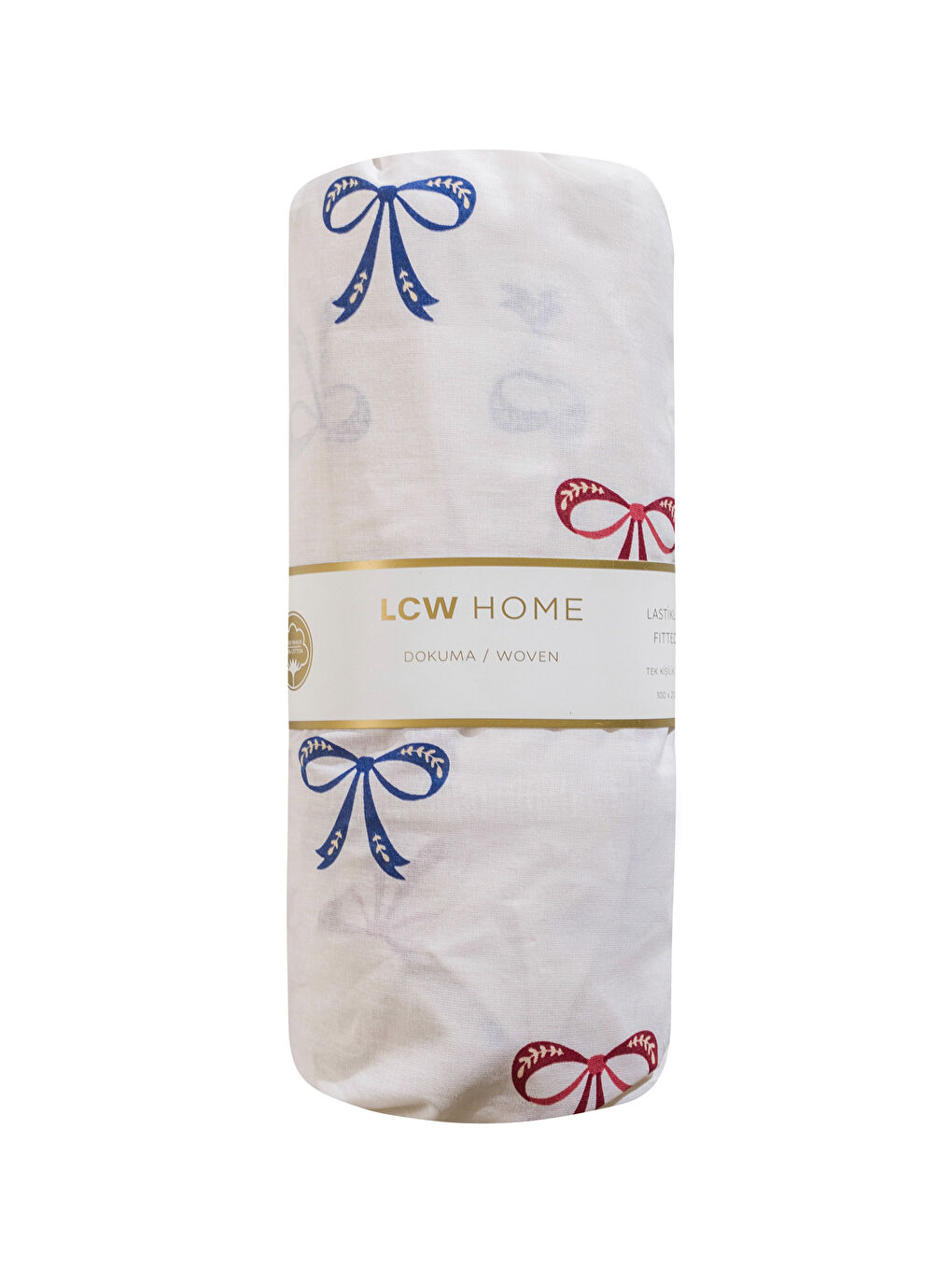 Bow Printed Single Fitted Sheet-4