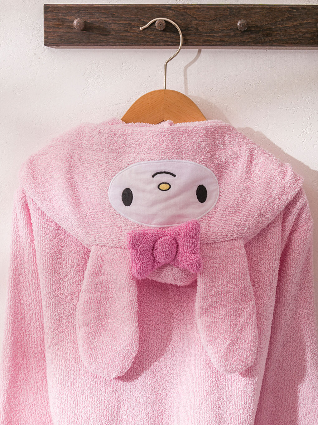 Қыздарға арналған мақтадан тігілген My Melody кестеленген балалар халаты-3
