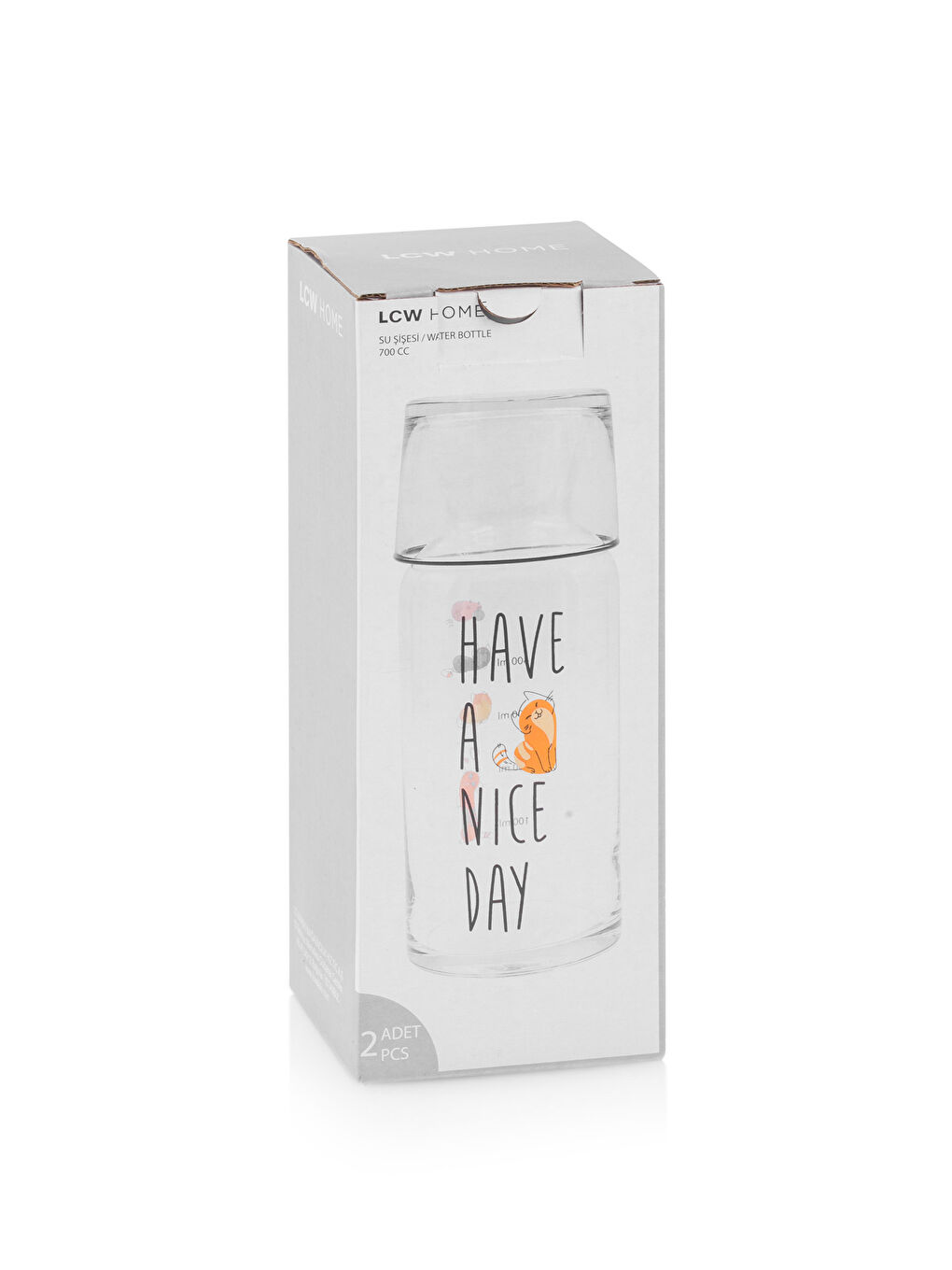 Cat Printed Glass Jug 700 Ml-5