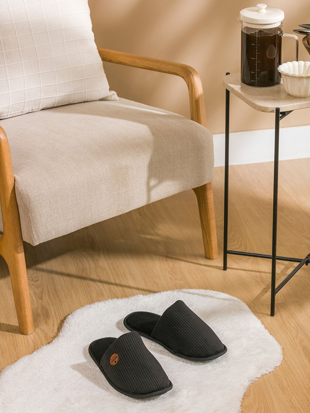 Embroidered Men's Home Slippers