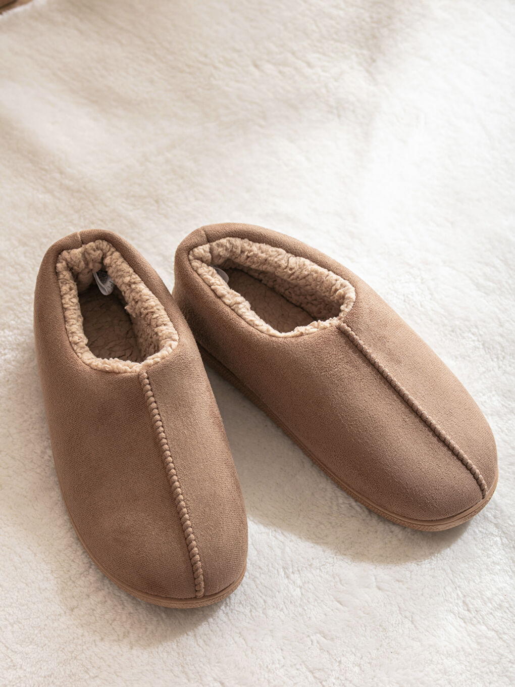 Kahverengi İçi Kürklü Erkek Ev Botu Panduf-1