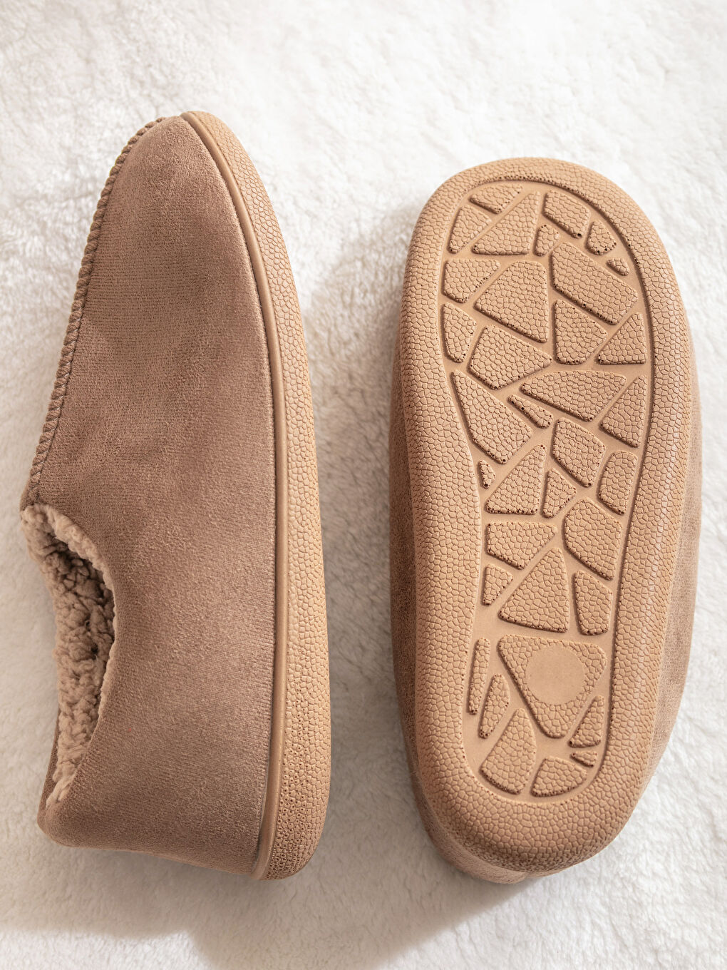 Kahverengi İçi Kürklü Erkek Ev Botu Panduf-2