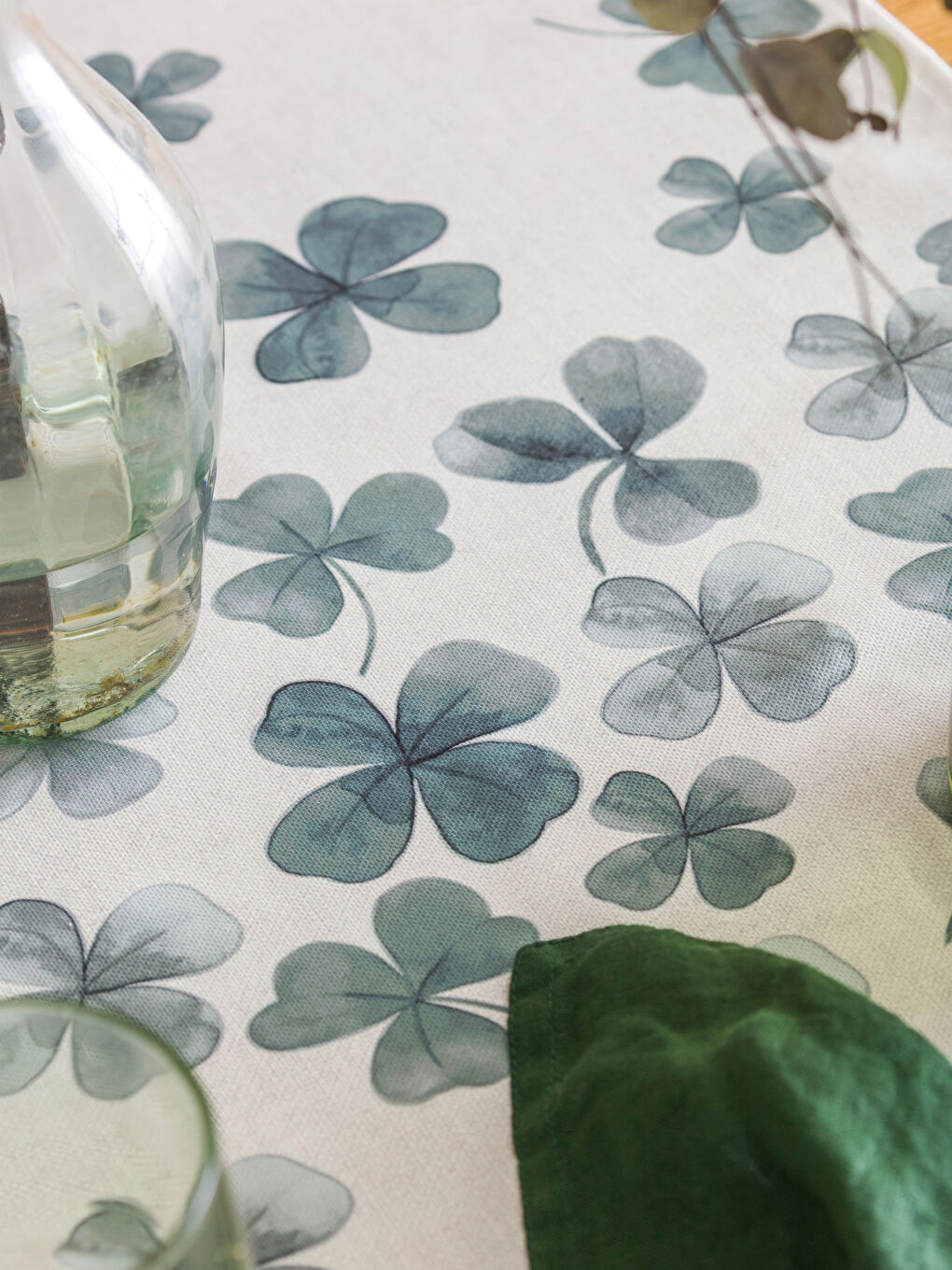LCW HOME Clover Printed Runner 45x150 cm -W5HI82Z8-F9C