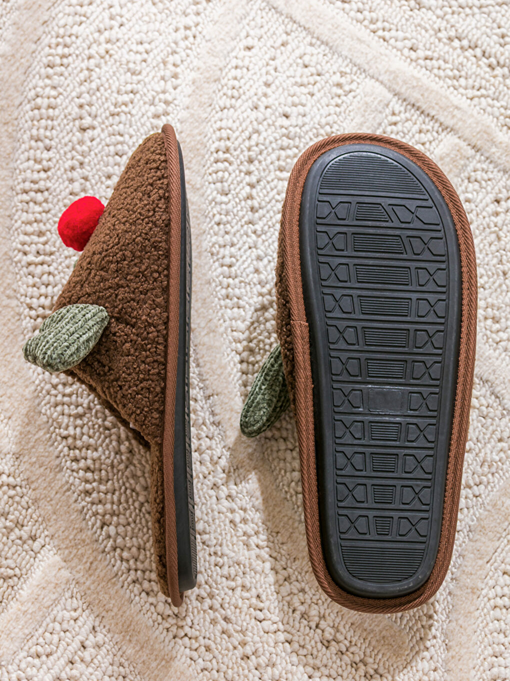 Man BROWN Home Slippers-3