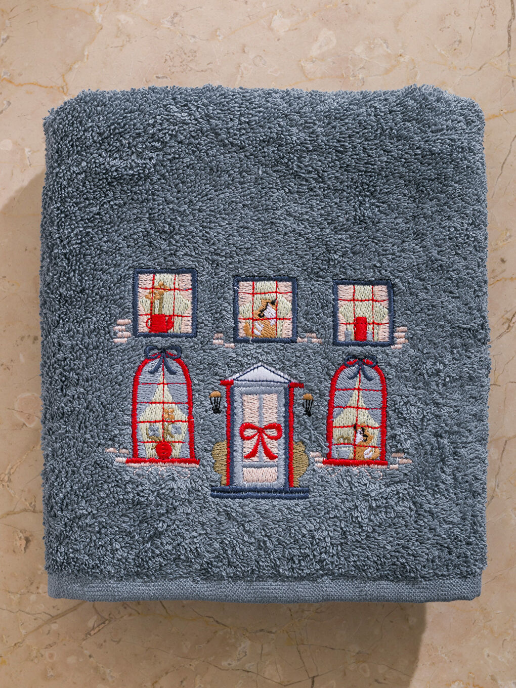 LCW HOME Vezeni ručni peškir 50x80 cm -W5HL12Z8-ZXD