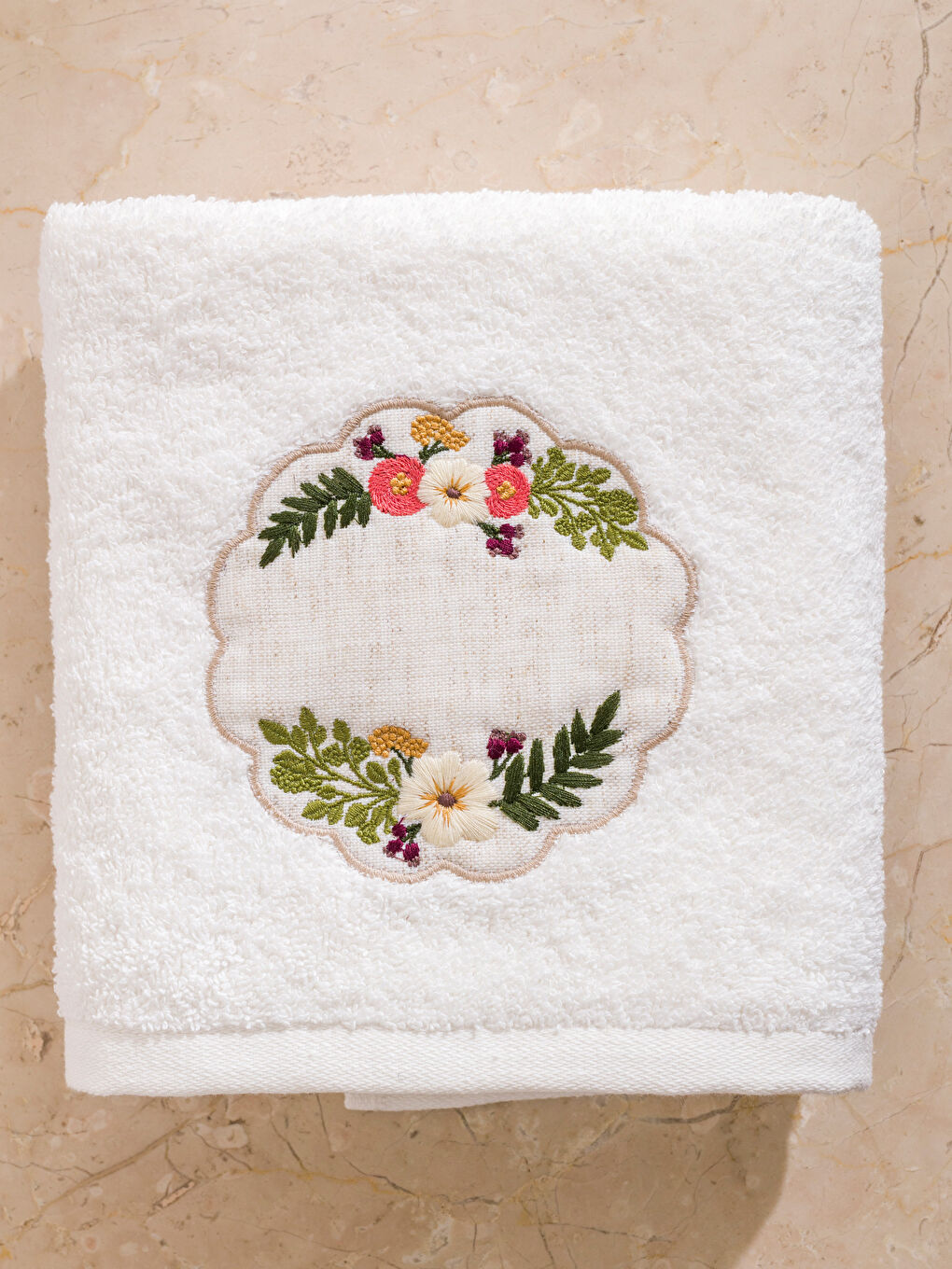 LCW HOME خاولی دەستی گوڵدار چاپکراو 50x80 cm -W5HL27Z8-EEW