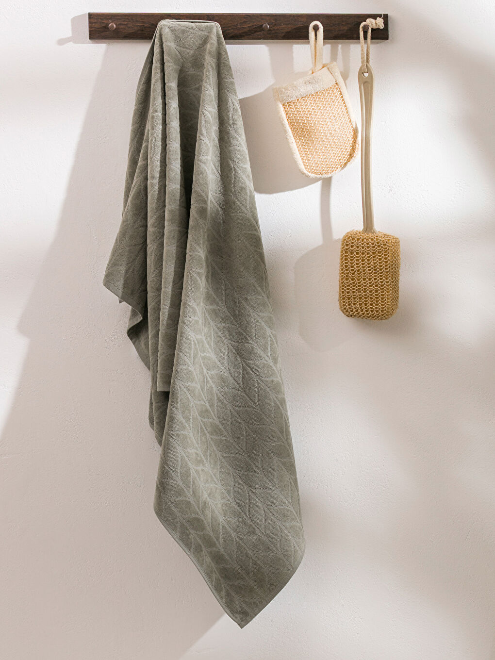 LCW HOME Man GREEN Bath Towel -W5HL29Z8-GNZ