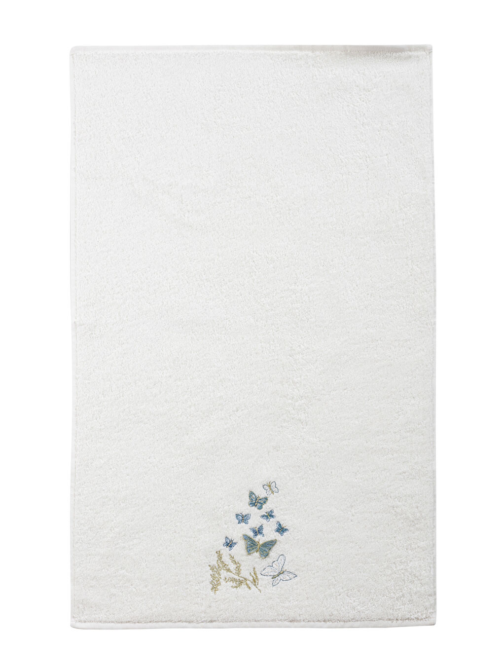LCW HOME Butterfly Embroidered Hand Towel 50x80 cm -W5HL35Z8-EEW