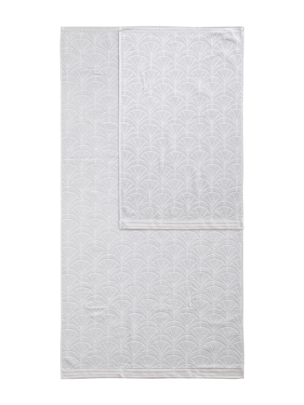 LCW HOME Patterned Bath Towel Set 2 Pack -W5HL37Z8-CTK