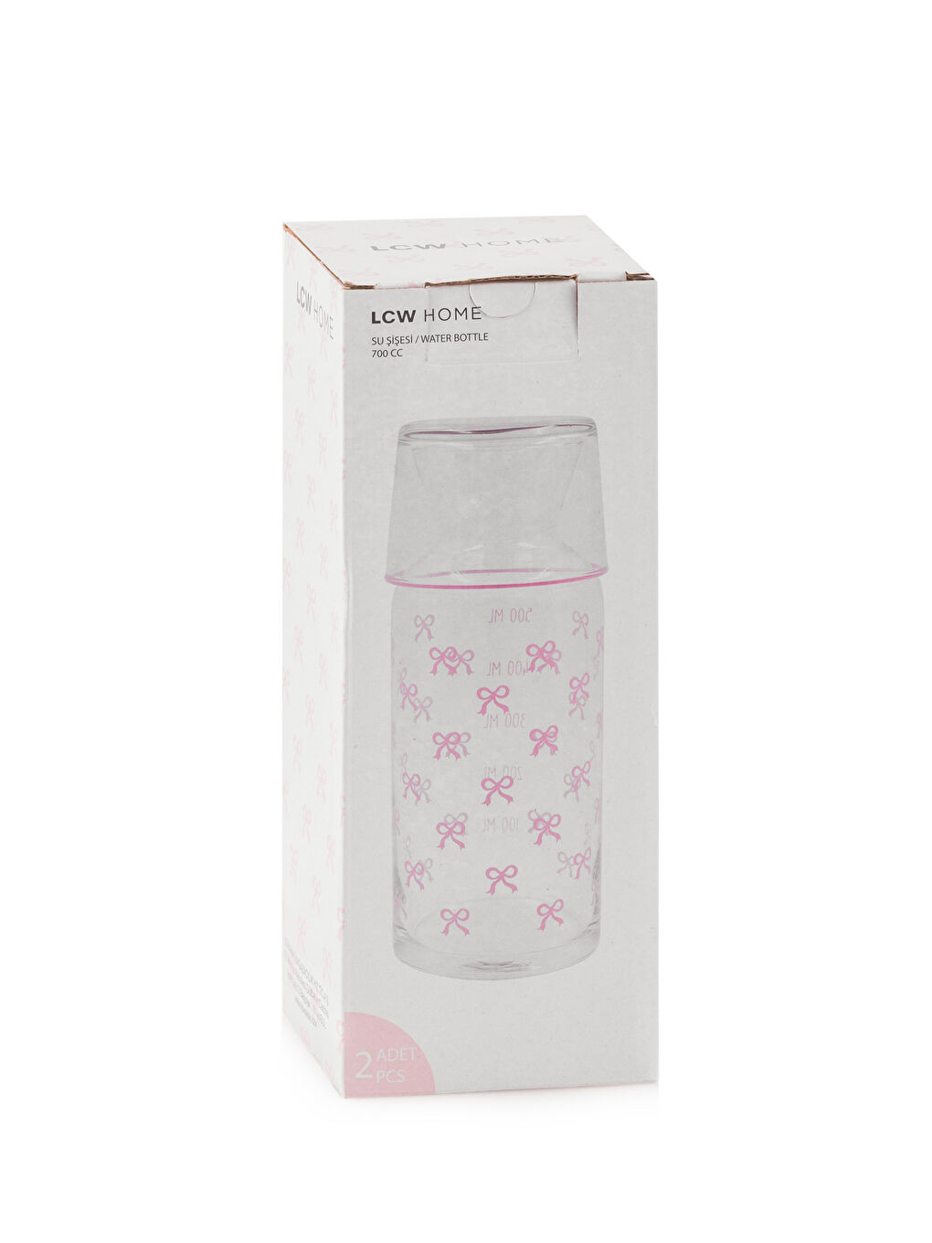 Bow Printed Glass Pitcher 700 ml-4