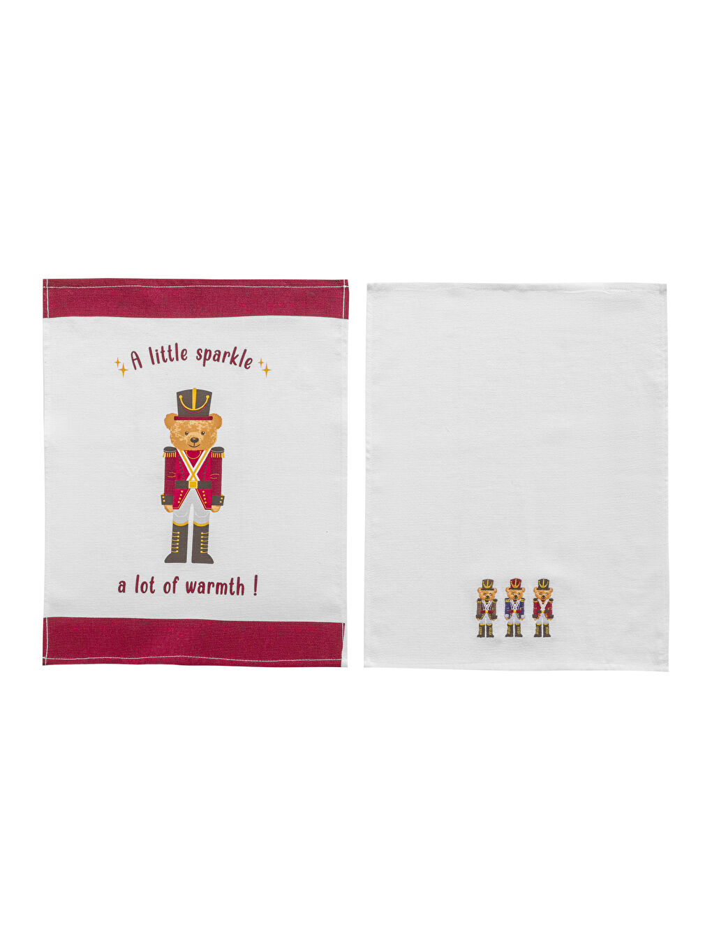 LCW HOME Peškir za Čajnik sa Printom Mede 2 Komada 40x50 cm -W5HQ21Z8-F9C