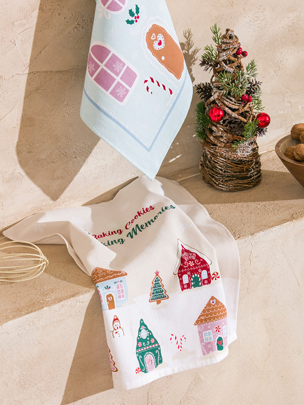 Patterned Drying Towel 2 Pack 40x50 Cm-1